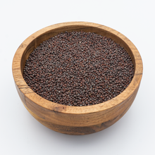 Load image into Gallery viewer, Black mustard seeds in bowl