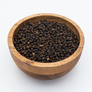 Black Peppercorns in bowl