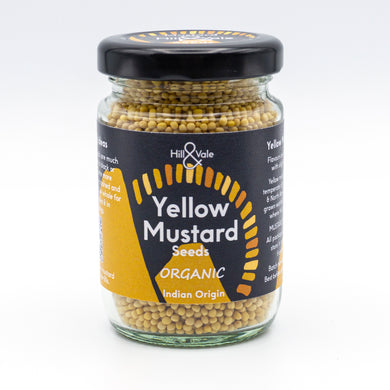 Yellow mustard seeds